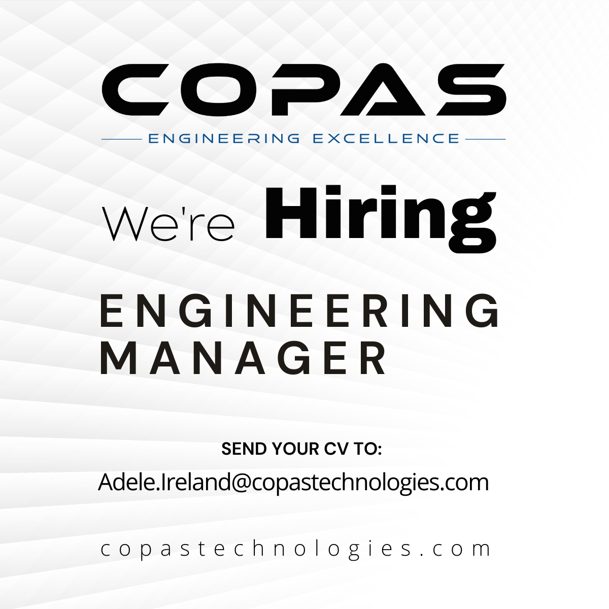 Now hiring - engineering manager